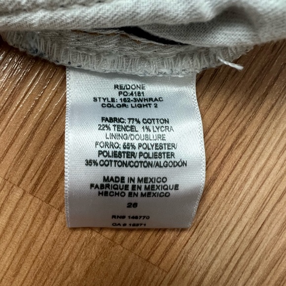 Re/Done 90s high rise ankle denim - Picture 8 of 9